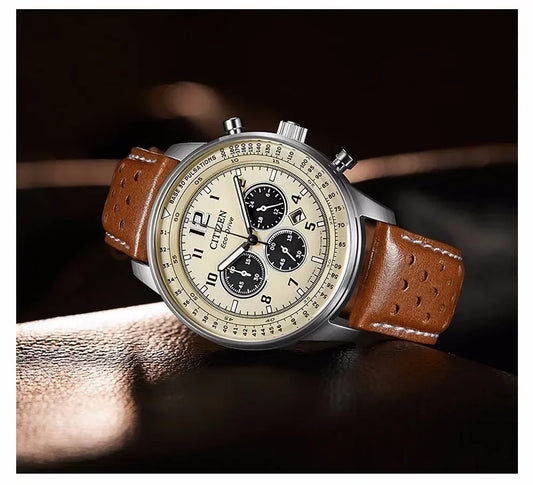 CITIZEN Men Watches Luxury Trend Quartz Clock Luminous Calendar Waterproof Multi Function Fancy Round Automatic Watch Stainless